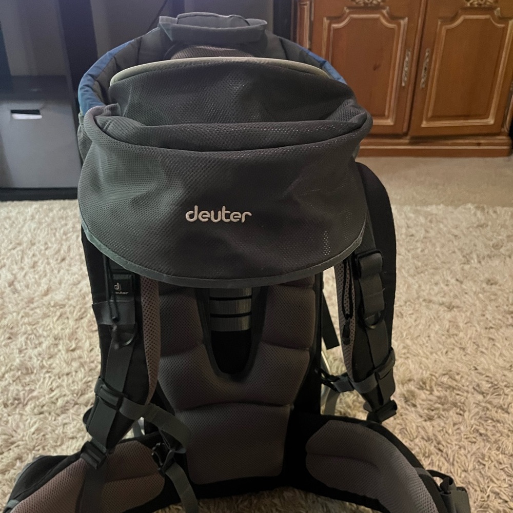 Deuter Black and Gray Backpack